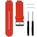 QGHXO Band for Garmin Approach S2 / S4, Soft Silicone Replacement Watch Band Strap for Garmin Approach S2 / S4 GPS Golf Watch, Fits 5.9 inches-8.26 inches Wrist