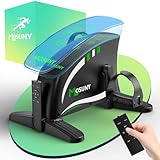 Pedaltrainer, MOSUNY 2026 2 in 1 Pedaltrainer für Zuhause mit Widerstand + Geschwindigkeit, Leise & großem LCD-Display + Anti-Rutsch-Matte, Arm und Beintrainer für Senioren Heimtrainer Senioren