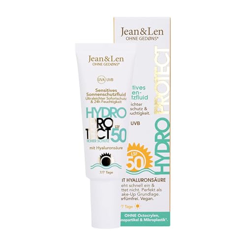 Jean & Len Sensitiv Sonnenschutzfluid LSF 50, vegan, 50 ml