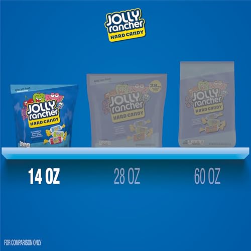 JOLLY RANCHER Assorted Fruit Flavored Hard Candy Resealable Bag, 14 oz