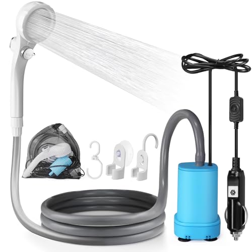 AUTOPkio 12V Campingdusche Portable, Outdoordusche Camping Dusche mit...