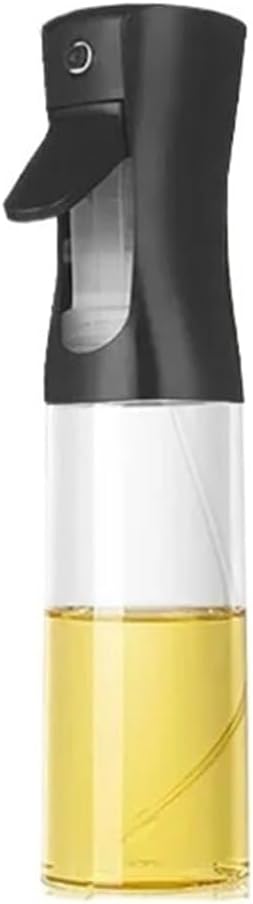 200/300/500ml Oil Spray Bottle Camping BBQ Cooking Kitchen Baking Dispenser Vinegar Air Fryer Sprayer Salad Gadgets(200ml black)