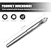 Gdnecad Precision Oiler, Aluminum Portable Oiling Pinpoint Applicator with Pocket Clip & Solid Needle, Lightweight Lube System Pin Point Pen for Machine Maintenance, Car Accessories