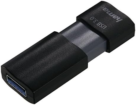 Hama 16GB USB-Stick USB 3.0 Datenstick (70 MB/s Datentransfer, USB-Stick mit Schiebemechanismus, Metall, Memory Stick, Speicherstick, geeignet für Windows/MacBook) schwarz