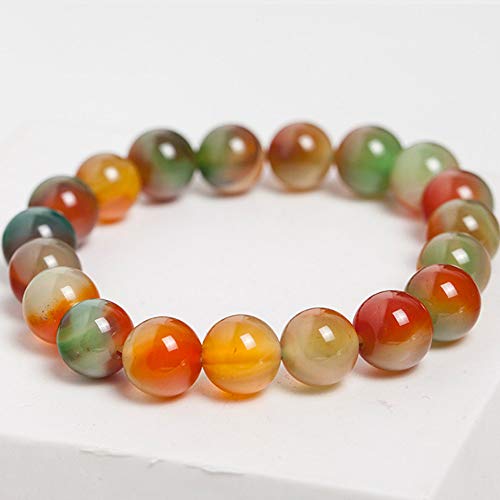 Pierre de jade d'agate 8 mm hommes femmes bijoux de d'agate de paon naturel 10 mm