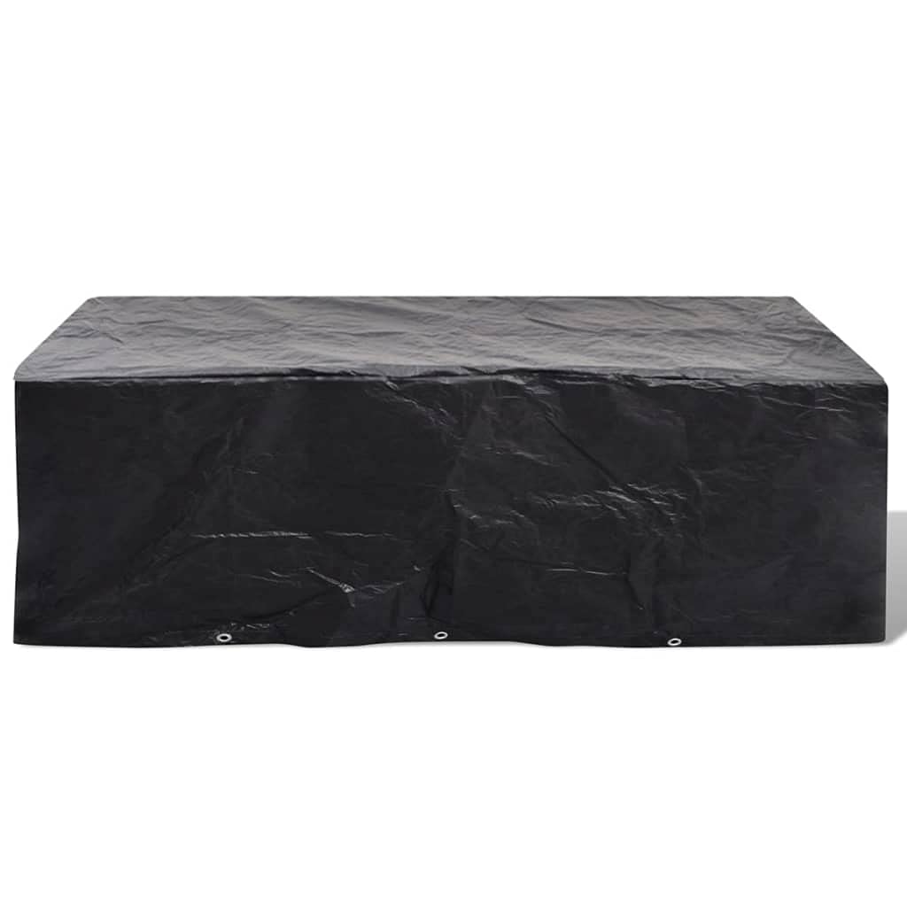 Akcesoria do mebli ogrodowych - pokrowce na meble ogrodowe - pokrowce na meble ogrodowe 2 szt. 8 osób poliester rattan 300 x 140 cm