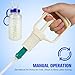 Yardwe Manual Milking Machine for Cows and Goats, Lightweight Handheld Cow Milker with Single Teat Pump and Vacuum Hand Pump, Easy to Clean