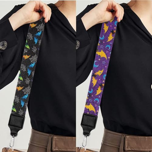 Image of Jeiento Replacement Shoulder Strap,2 Piece Set Guitar Style Handbag Crossbody Strap Adjustable Guitar Straps for Women Girls