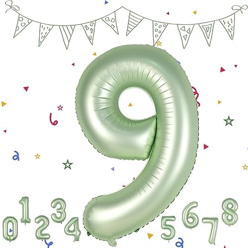 Rose Gold 1 Balloons, Rose Gold Number 1 Balloon, 1 Birthday Balloons Helium Mylar Digital Balloon 40 Inch Foil Balloon Number 0-9 for Birthday Party Baby Shower Anniversary New Year's Eve Decorations