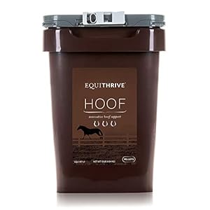Equithrive Horse Hoof Supplement Pellets with Biotin, Chelated Trace Minerals, Selenium, Methionine, and Omega 3, Equine Hoof Care, 10 lbs
