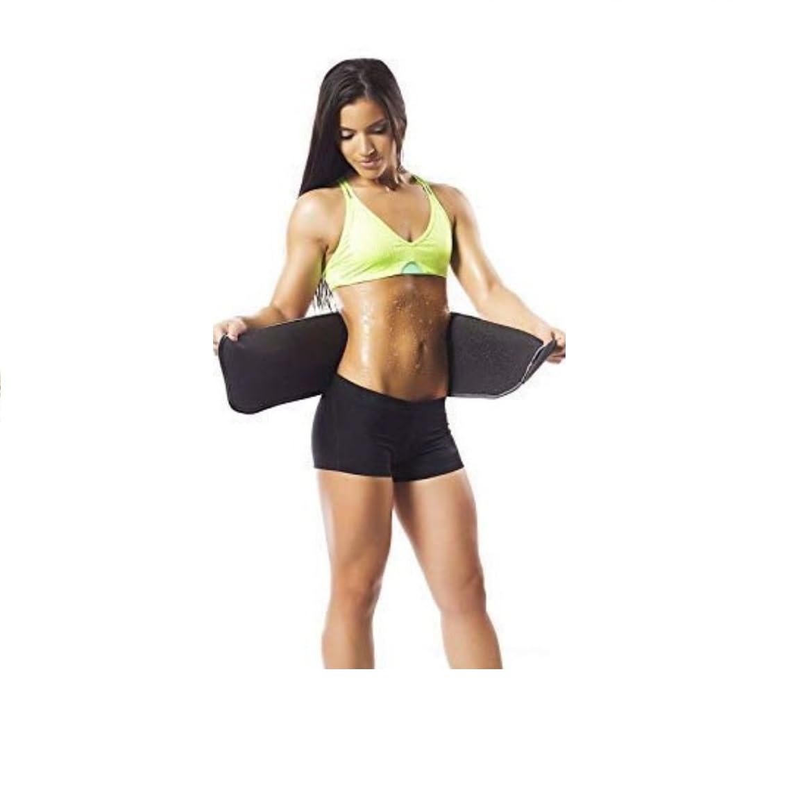 Fitolym New Back Support Belt Nylon and Spandax Slim Belt Trendy Hot Shaper Belt for Fat Loose for Unisex Tearable Sauna Belt for Tummy Exercise for Mens and Womens (4XL, Black) (B0D49L1WJT) Amazon Price History, Amazon Price Tracker