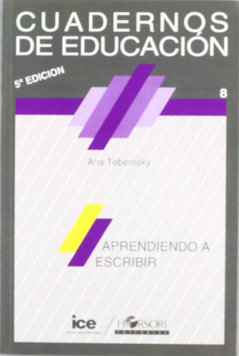 Portada de Aprendiendo a escribir