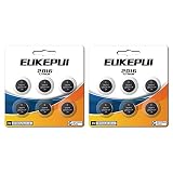 EUKEPUI CR2016 Battery, DL2016 3V Lithium Coin Cell-12Count