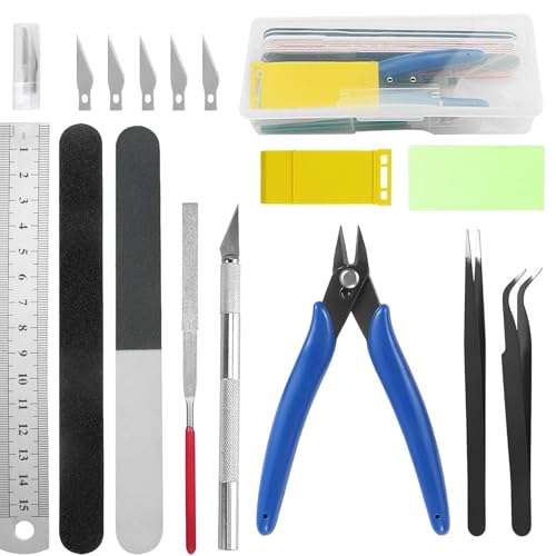 Catálogo para Comprar On-line Herramientas de modelado , tabla con los diez mejores. 47 Kit de Herramientas Gundam,12 Piezas Gundam Model Assembly Kit, Kit de Herramientas de Modelo Gundam,Adecuado para el Montaje, La Fijación y La Reparación de Modelos