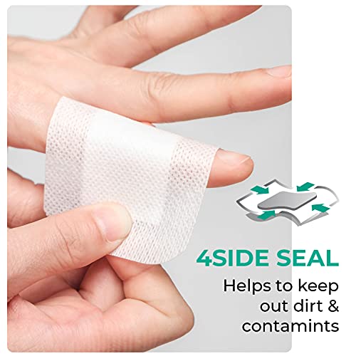 Medrull Steriler Wundverband 6x7 cm Sterile Wundpflaster ULTRA PORE Starke Klebekraft - Schützt bei Schnittwunden & Kratzern Pflaster Einzeln verpackt 50 Stück