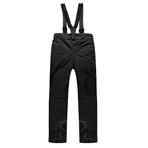 Phibee Girls' Waterproof Windproof Breathable Polyester Snow Ski Pants Black 6X #TOP1