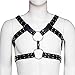 Produktbild Hanyi Herren Harness Leder Body Geschirre Einstellbar Körper Bondage Fetisch Erotik Brust Geschirr Dessous Reizvolle Bondage SM Fesseln Sexspielzeug