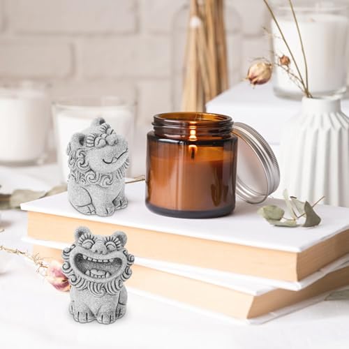 Mini Estatua León Decoración Fengshi Ye para Escritorio miniatura 3
