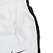 Nike Men's Elite Basketball Short White/Black Size Large