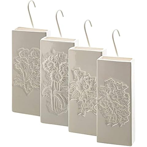 esto24 4er Set Luftbefeuchter Wasserverdunster aus Keramik je 300ml Cover