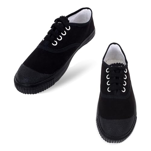Image of SCHOOL BIRDS Tennis Shoe for Adult Boys and Girls | PT Canvas Uniform School Shoe