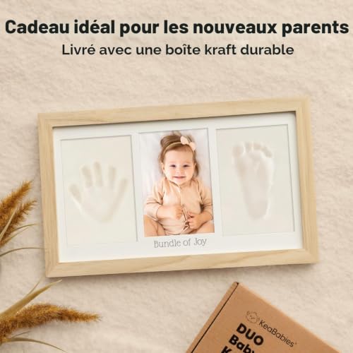 Kit empreintes mains pieds bébé idée cadeau de naissance idéal