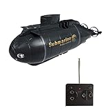 YEIBOBO ! 6 Channels Mini RC Submarine Toy (Black)