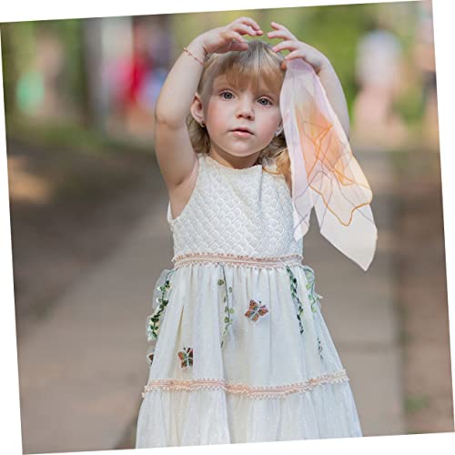 6pcs Elegant Chiffon Dance Scarves Boys and Girls Juggling Scarves Multi Random Color3