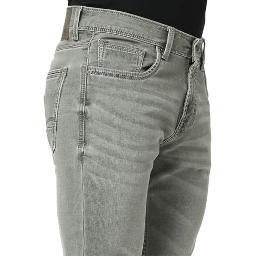 Image of Spykar Men's Kano Slim Fit Mid-Rise Jeans (Ankle Length)