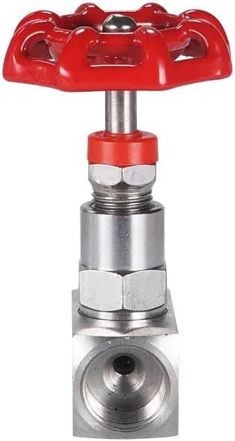 1 PCS J13W-160P 304 Stainless Steel Needle Valve Female Thread Globe Valve Shut-Off Valve(1 Inch)
