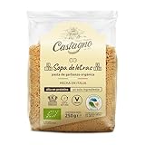 Pasta de garbanzos orgánica, 250 g, letras