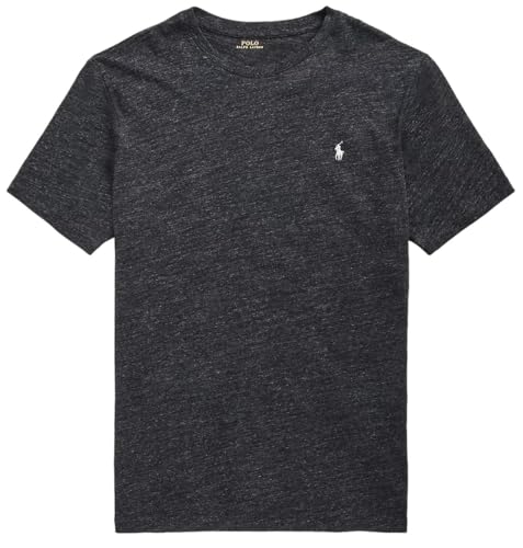 Image of POLO RALPH LAUREN Mens Big & Tall Crew Neck T-Shirt (2LT, BlackHtr)