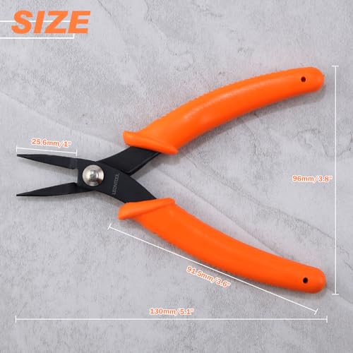 Image of 5-Inch Long Nose Pliers Specialty Pointed Nose Tweezer Nose Pliers