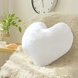 Photo Gallery homerelax&style cuscino a forma di cuore e cuscino decorativo, 45 x 45 cm, in morbida flanella con chiusura lampo (bianco) Photo Gallery homerelax&style cuscino a forma di cuore e cuscino decorativo, 45 x 45 cm, in morbida flanella con chiusura lampo (bianco)