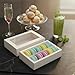 Dicunoy 30 Pack Macaron Boxes for 12, Macaron Gift Box, White Bakery Boxes with Clear Window, Cookie Packaging Box for Strawberry Gift, Chocolate, Truffles Cake, Desserts, Mini Cupcakes, Muffins