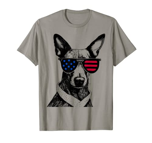 Xoloitzcuintli Dog 4th July America USA Flag T-Shirt