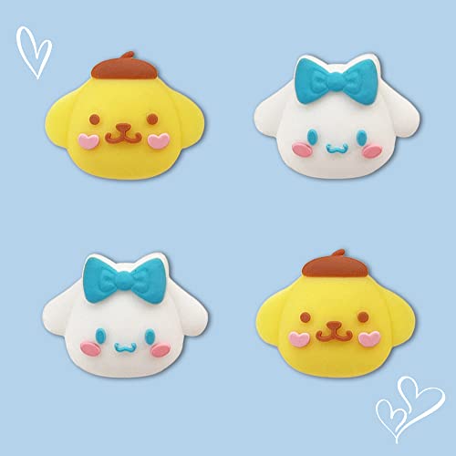 Image of PERFECTSIGHT Cute Thumb Grip Caps for Switch 2 2025, PS5, PS4, Xbox Series X /S, Xbox One, Switch PRO Controller, 4PCS Kawaii Soft Skin Rubber 3D Analog Thumbsticks Grips Joystick Cover, Big Ear