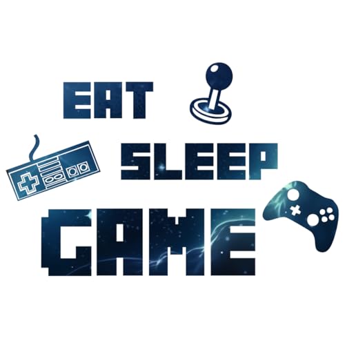 Vinilo decorativo para pared gamer 30x90 cm miniatura 2