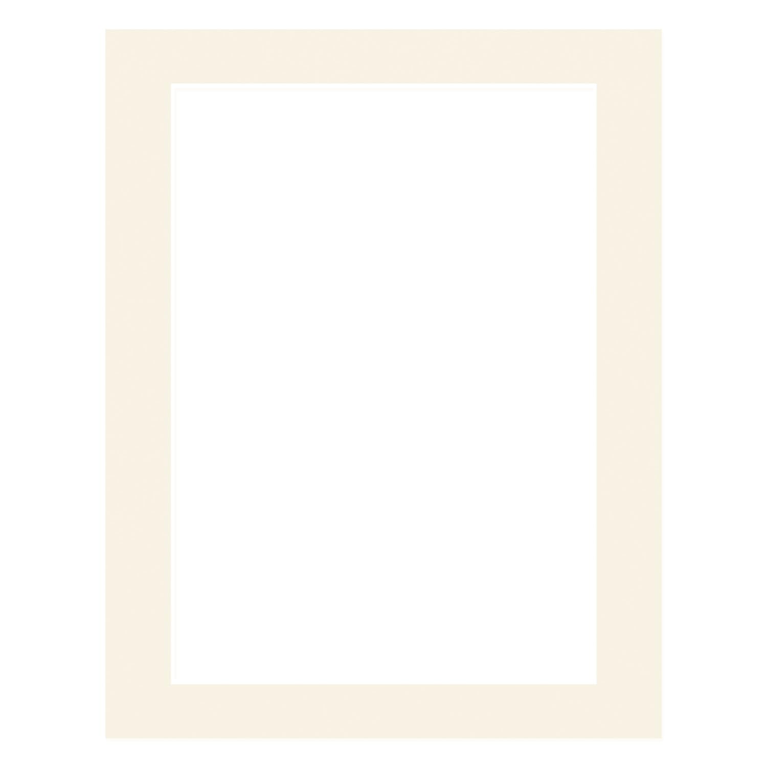 Alison Kingsgate 14x11" Antique White Picture Mount for A4 Aperture