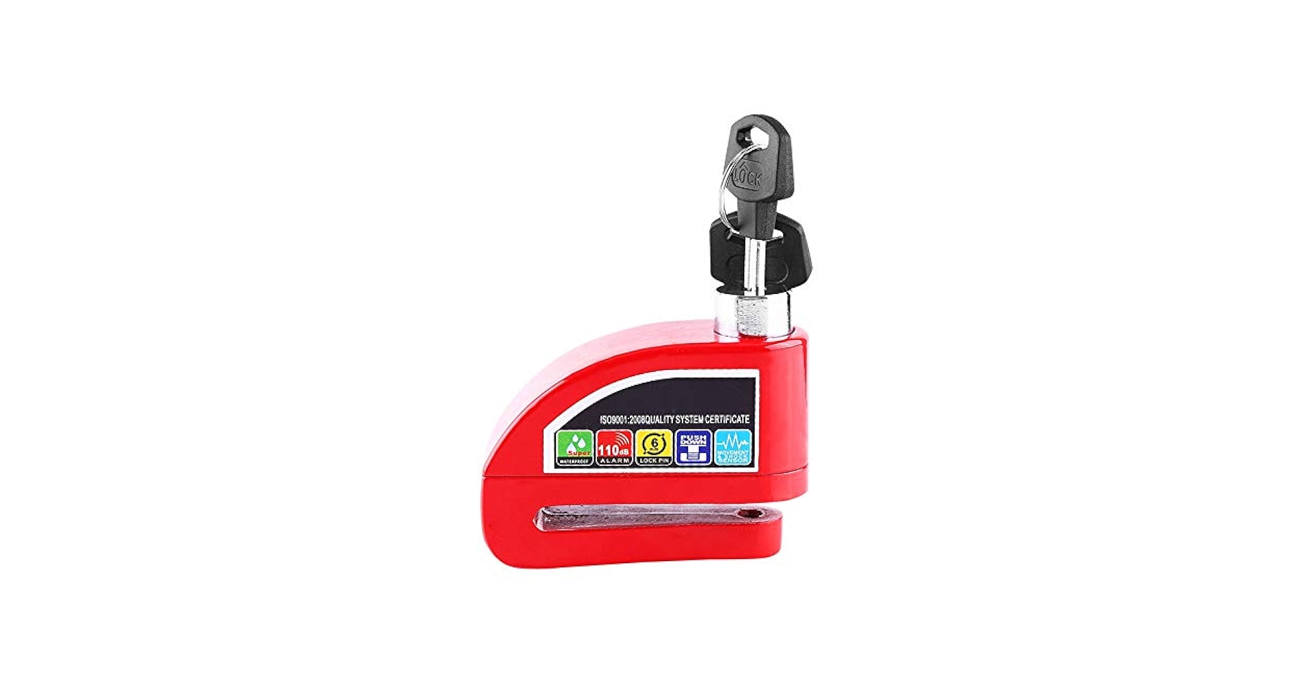 セキュリティ・セーフティ DreamFlower Amazon.com: Disc Brake Lock，FS8305 Red Motorcycle Scooter