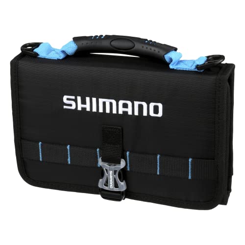 Shimano Butterfly Jig Bag Fishing Gear, Black/Blue, MD
