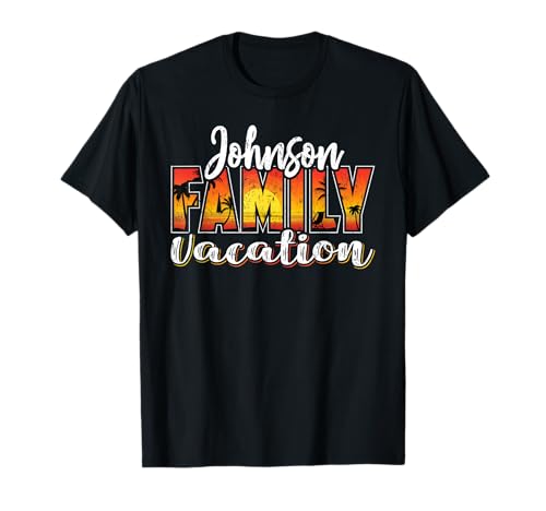 Johnson Family Vacation 2022 Summer Vacay Road Trip Men Wome T-Shirt