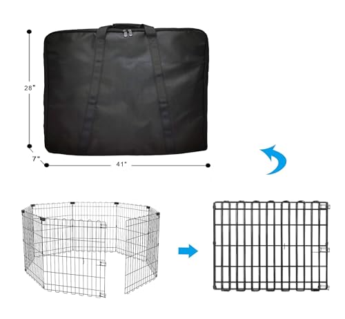 YUFYIG Bolsa de Armazenamento para Cercadinho de Cachorro de 40