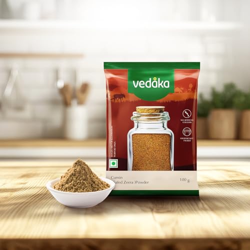 Image of Amazon Brand - Vedaka Cumin Powder | 100 gram | Safed Zeera
