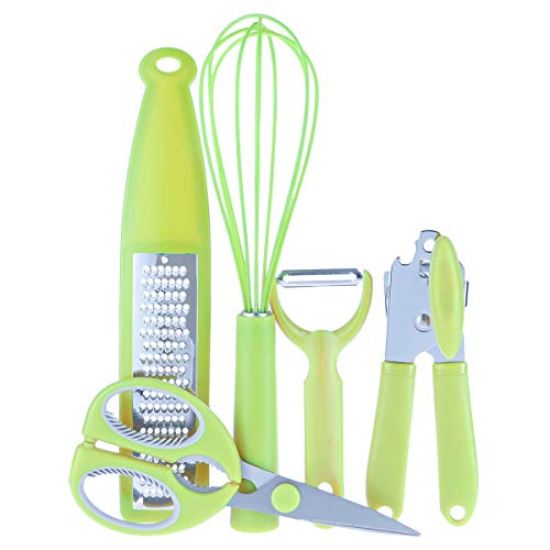 Prestige Kitchen Gadget Set – 5 Pieces, Green | Essential Cooking Tools for Everyday Use | PR46411