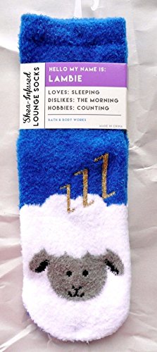 Bath & Body Works Shea Infused Lounge Socks Lambie the Lamb
