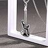 Collier avec Pendentif Guitare, Collier en acier inoxydable pour hommes avec pendentif, Acier inoxydable Rock Hip Hop Punk Band, Pendentif Plectre Guitare, Collier Musical en Acier Inoxydable #2