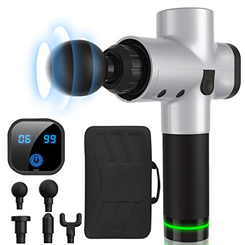 Massage Gun, Deep Tissue Percussion Muscle Massager for Pain Relief, Portable Handheld Electric