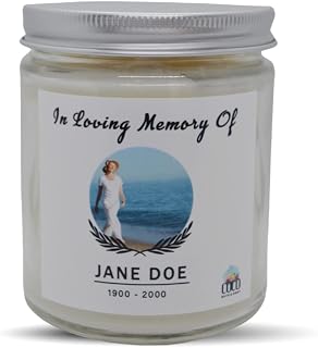 IN LOVING MEMORY | Scented Soy Candle | Condolences Gift | Sympathy Candle Gift | Loss of Loved One | Memorial Candle | Forever Loved