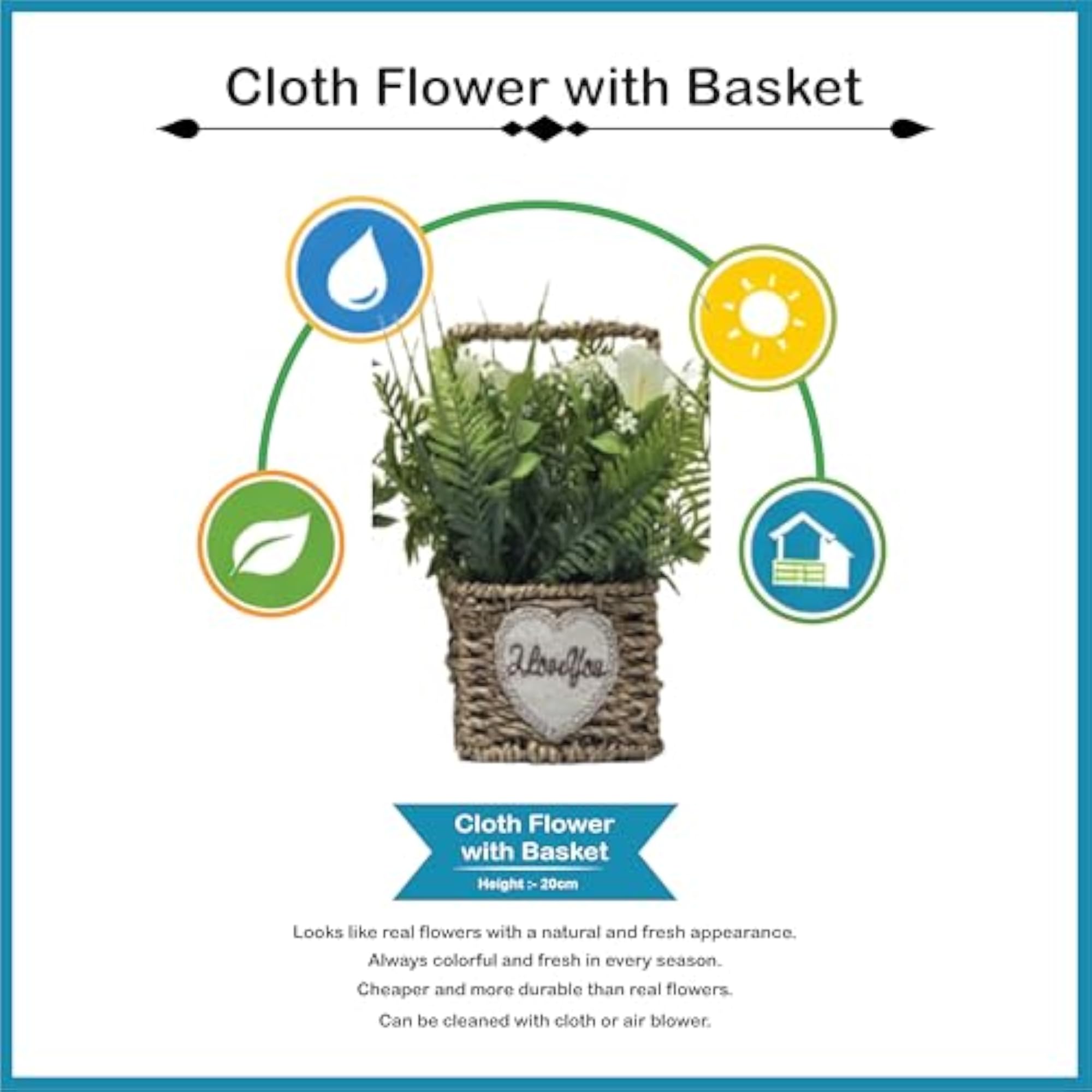 Artificial Table Top Plant for Gifting